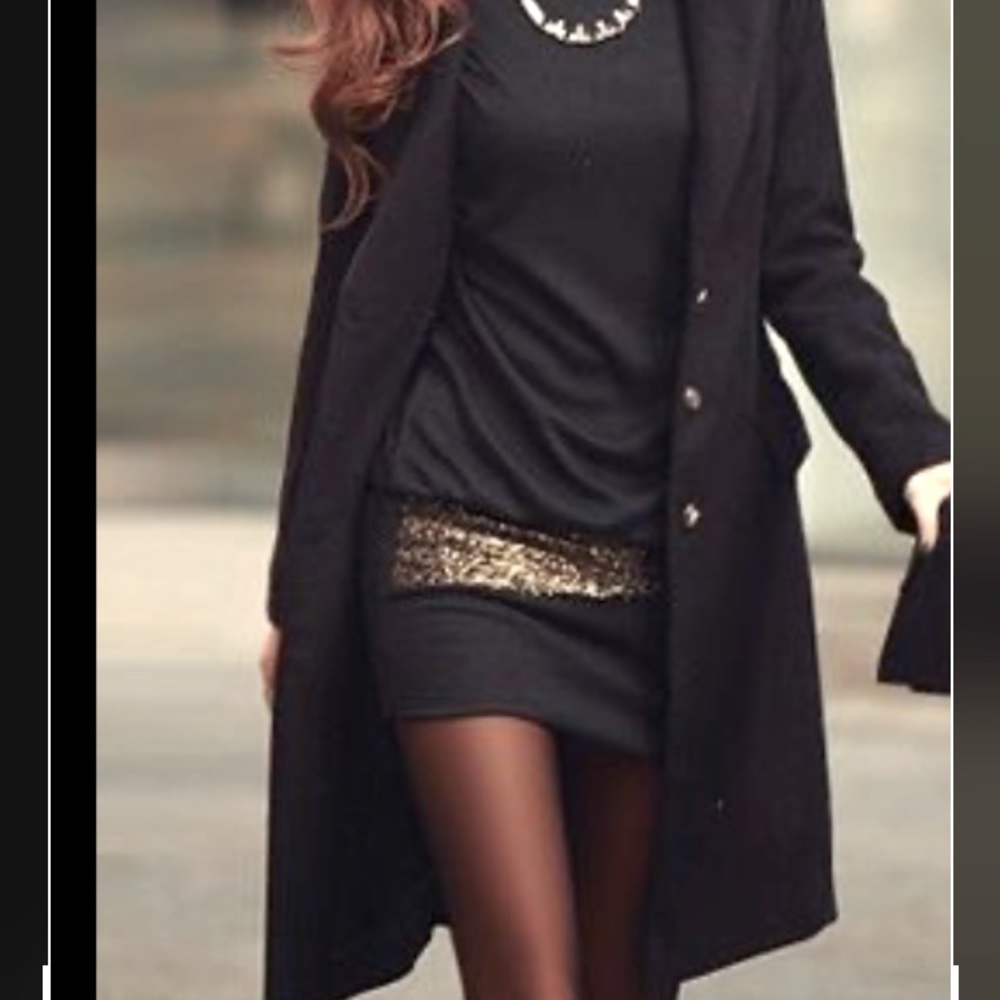 Ann Taylor black trench coat - Picture 1 of 11